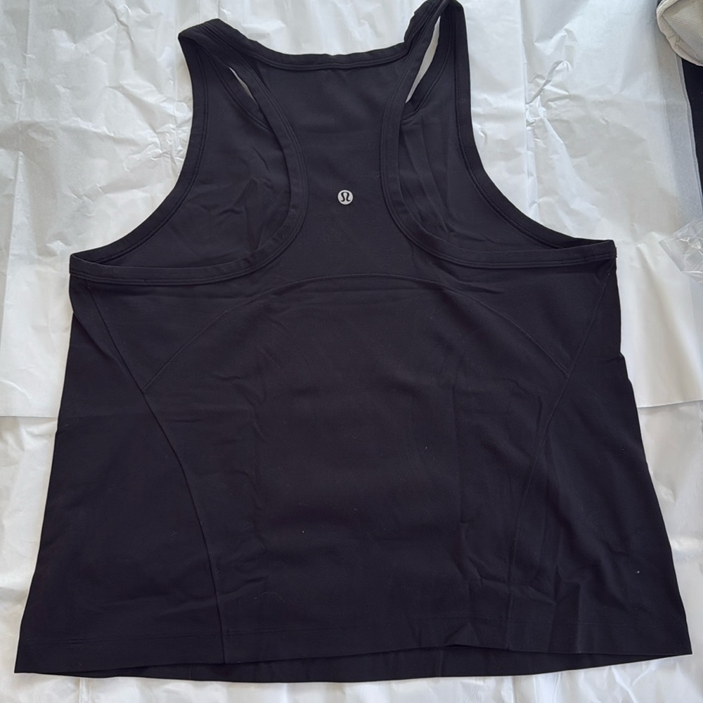 LuLulemon Women's Align Waist Length Racerback Size 14 (Black)